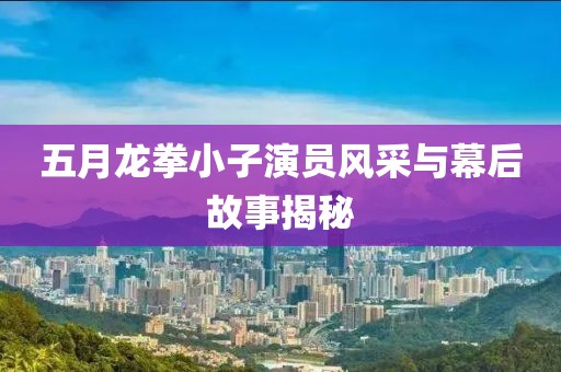 五月龙拳小子演员风采与幕后故事揭秘