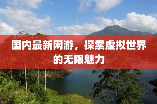 国内最新网游，探索虚拟世界的无限魅力