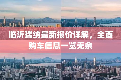 临沂瑞纳最新报价详解，全面购车信息一览无余