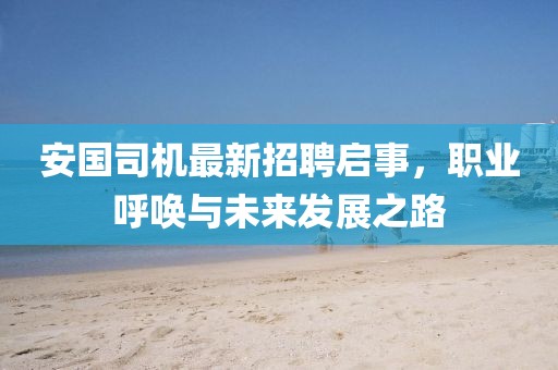 安国司机最新招聘启事，职业呼唤与未来发展之路