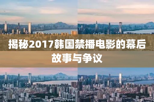 揭秘2017韩国禁播电影的幕后故事与争议