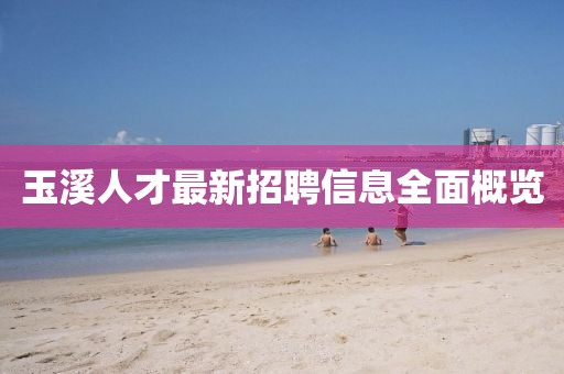 玉溪人才最新招聘信息全面概览