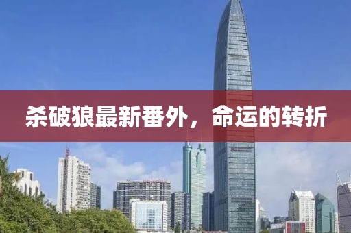 杀破狼最新番外，命运的转折