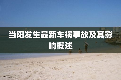 当阳发生最新车祸事故及其影响概述