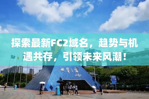探索最新FC2域名，趋势与机遇共存，引领未来风潮！