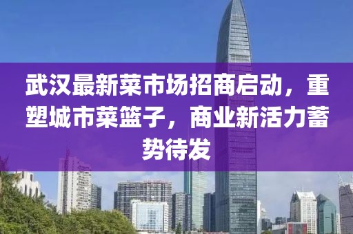武汉最新菜市场招商启动，重塑城市菜篮子，商业新活力蓄势待发