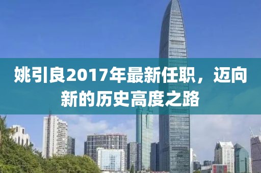 姚引良2017年最新任职，迈向新的历史高度之路