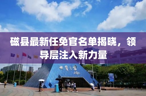 磁县最新任免官名单揭晓，领导层注入新力量