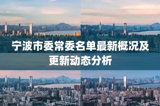 宁波市委常委名单最新概况及更新动态分析