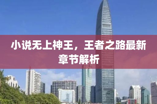 小说无上神王，王者之路最新章节解析